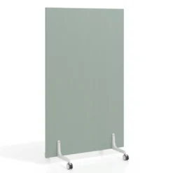 Biombo separador pared móvil Hover en melamina, posición vertical, ancho 100cm