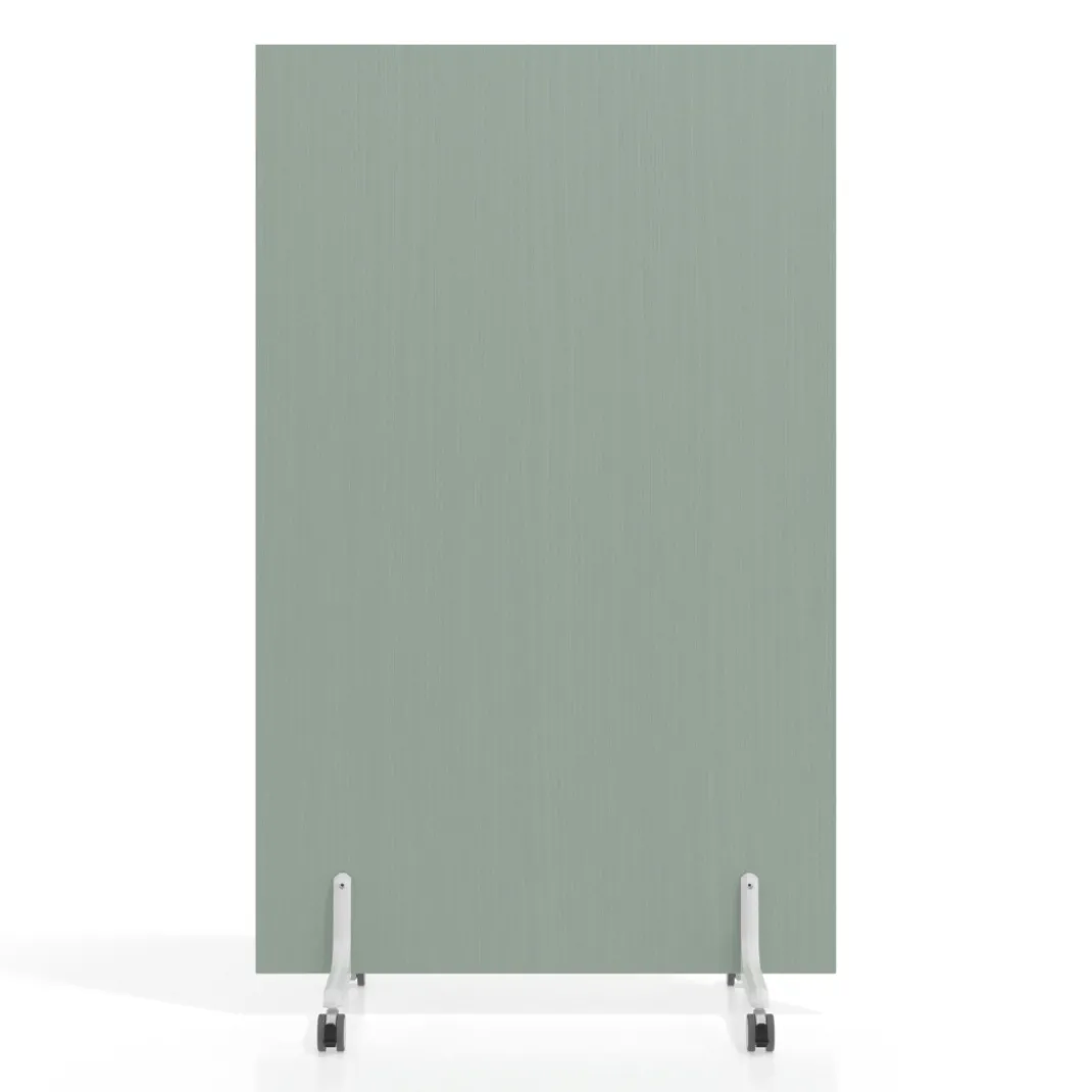 Biombo separador pared móvil Hover en melamina, posición vertical, ancho 100cm
