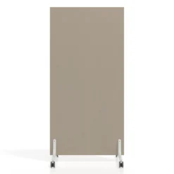 Biombo separador pared móvil Hover en melamina, posición vertical, ancho 80cm