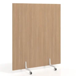 Biombo separador pared móvil Hover en melamina, posición vertical, ancho 140cm