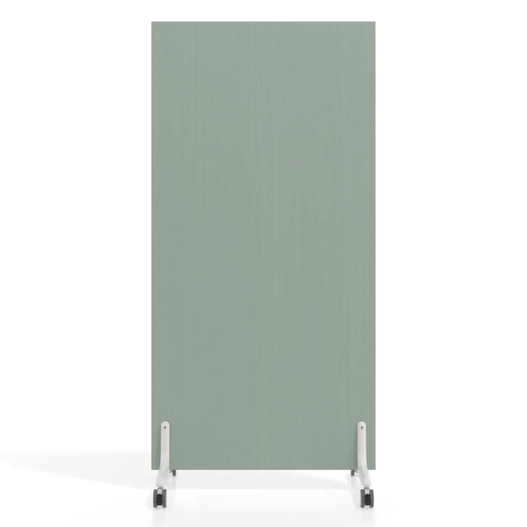 Biombo separador pared móvil Hover en melamina, posición vertical, ancho 80cm