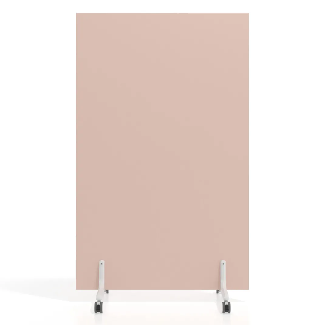 Biombo separador pared móvil Hover en melamina, posición vertical, ancho 100cm