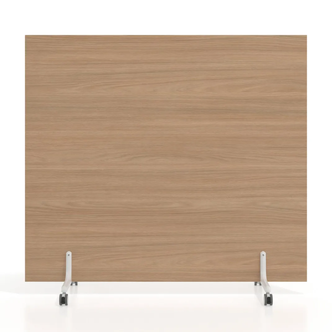 Biombo separador pared móvil Hover en melamina, posición horizontal, alto 140cm