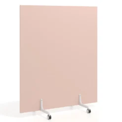 Biombo separador pared móvil Hover en melamina, posición vertical, ancho 140cm