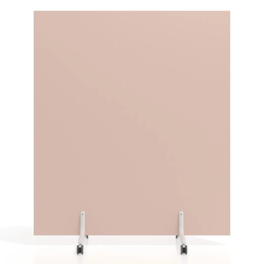 Biombo separador pared móvil Hover en melamina, posición vertical, ancho 140cm