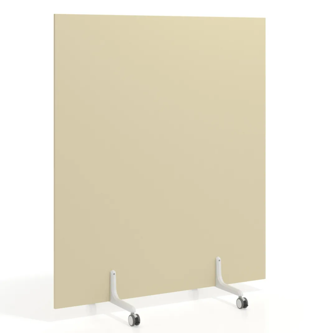 Biombo separador pared móvil Hover en melamina, posición vertical, ancho 140cm