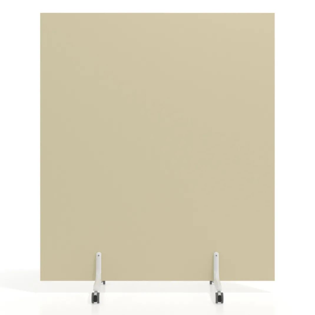 Biombo separador pared móvil Hover en melamina, posición vertical, ancho 140cm
