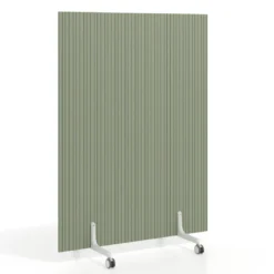 Biombo separador pared móvil Hover en melamina, posición vertical, ancho 120cm