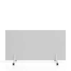 Biombo separador pared móvil Hover en melamina, posición horizontal, alto 80cm