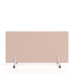 Biombo separador pared móvil Hover en melamina, posición horizontal, alto 80cm