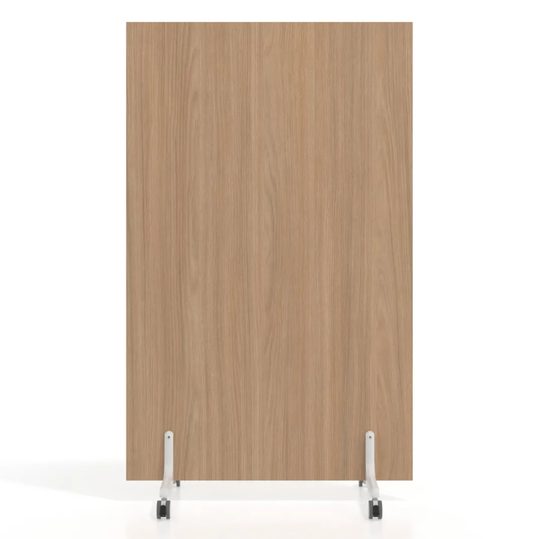 Biombo separador pared móvil Hover en melamina, posición vertical, ancho 100cm