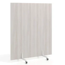 Biombo separador pared móvil Hover en melamina, posición vertical, ancho 140cm