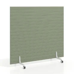 Biombo separador pared móvil Hover en melamina, posición horizontal, alto 140cm