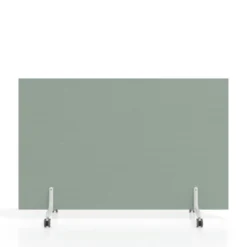 Biombo separador pared móvil Hover en melamina, posición horizontal, alto 100cm