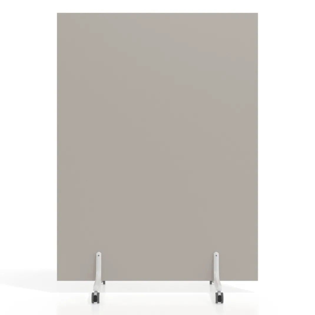 Biombo separador pared móvil Hover en melamina, posición vertical, ancho 120cm