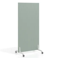 Biombo separador pared móvil Hover en melamina, posición vertical, ancho 80cm