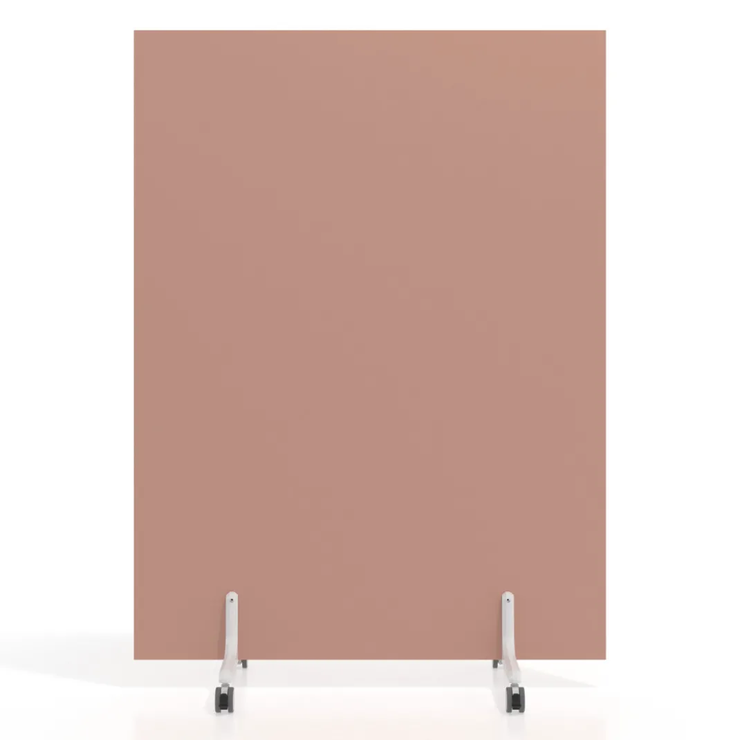 Biombo separador pared móvil Hover en melamina, posición vertical, ancho 120cm