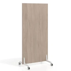 Biombo separador pared móvil Hover en melamina, posición vertical, ancho 80cm