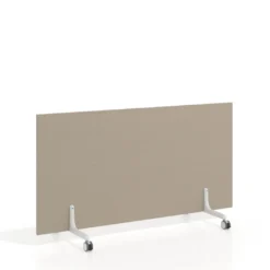 Biombo separador pared móvil Hover en melamina, posición horizontal, alto 80cm
