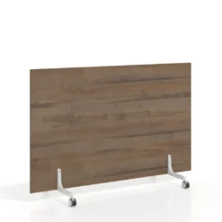 Biombo separador pared móvil Hover en melamina, posición horizontal, alto 100cm