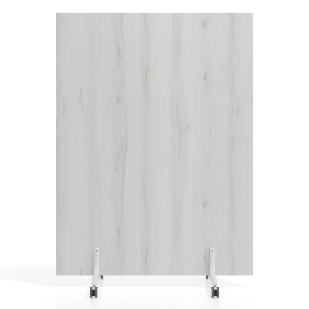Biombo separador pared móvil Hover en melamina, posición vertical, ancho 120cm