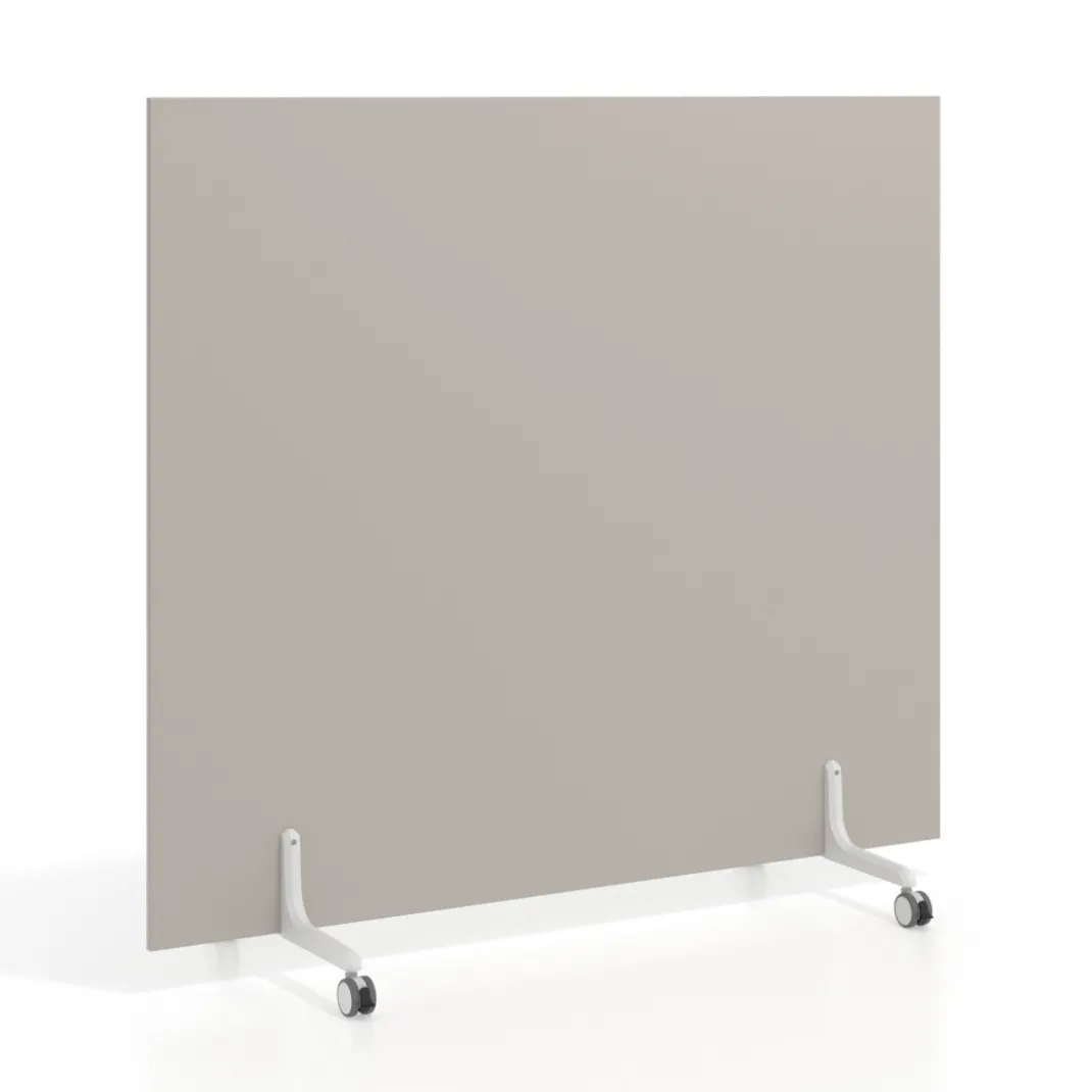 Biombo separador pared móvil Hover en melamina, posición horizontal, alto 140cm