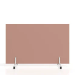 Biombo separador pared móvil Hover en melamina, posición horizontal, alto 100cm