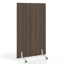 Biombo separador pared móvil Hover en melamina, posición vertical, ancho 100cm