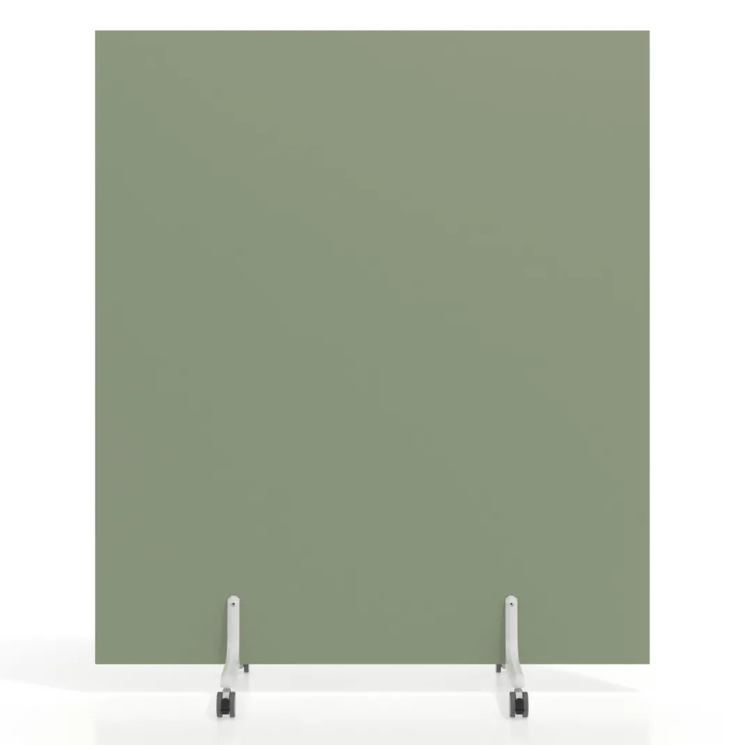 Biombo separador pared móvil Hover en melamina, posición vertical, ancho 140cm