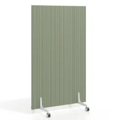 Biombo separador pared móvil Hover en melamina, posición vertical, ancho 100cm