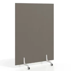 Biombo separador pared móvil Hover en melamina, posición vertical, ancho 120cm