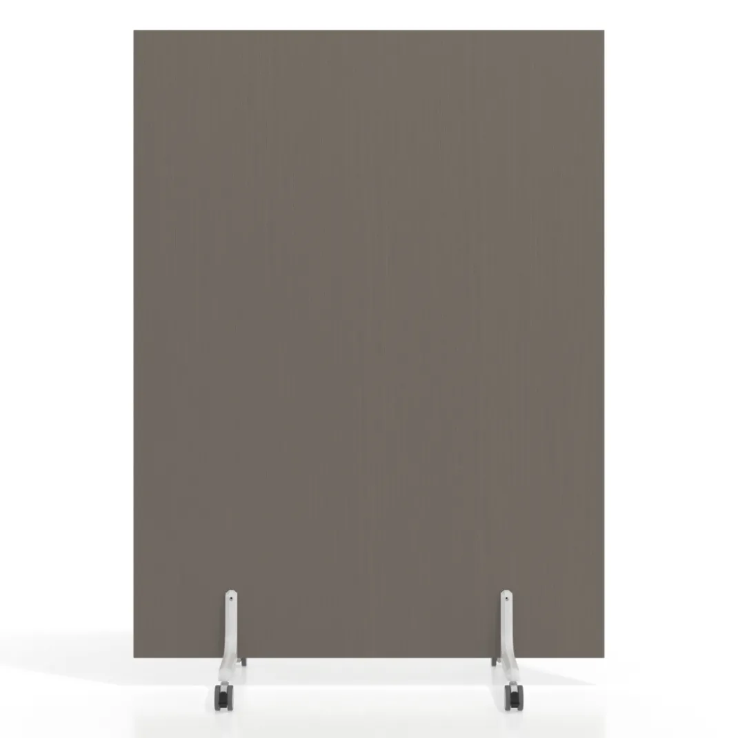 Biombo separador pared móvil Hover en melamina, posición vertical, ancho 120cm