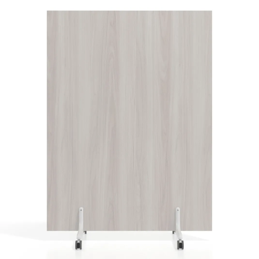 Biombo separador pared móvil Hover en melamina, posición vertical, ancho 120cm