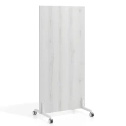Biombo separador pared móvil Hover en melamina, posición vertical, ancho 80cm