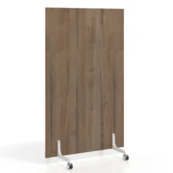 Biombo separador pared móvil Hover en melamina, posición vertical, ancho 100cm