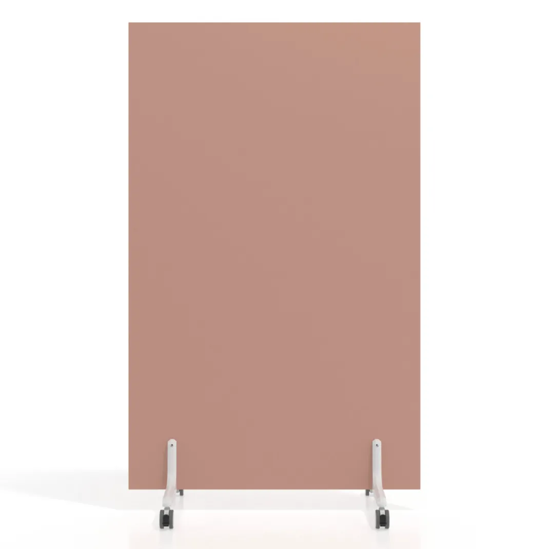Biombo separador pared móvil Hover en melamina, posición vertical, ancho 100cm
