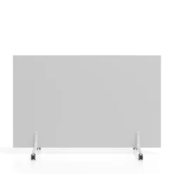 Biombo separador pared móvil Hover en melamina, posición horizontal, alto 100cm