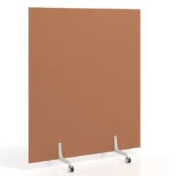 Biombo separador pared móvil Hover en melamina, posición vertical, ancho 140cm