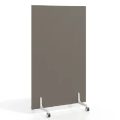Biombo separador pared móvil Hover en melamina, posición vertical, ancho 100cm
