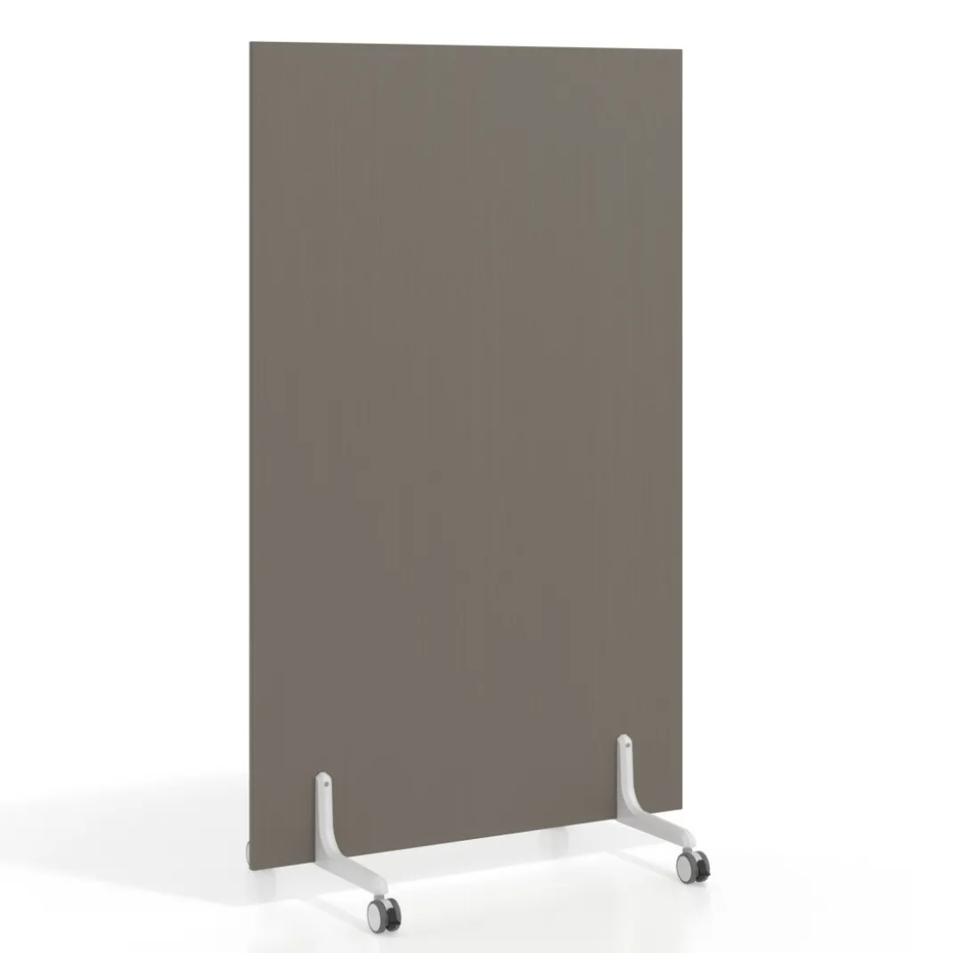 Biombo separador pared móvil Hover en melamina, posición vertical, ancho 100cm