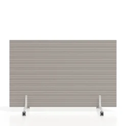Biombo separador pared móvil Hover en melamina, posición horizontal, alto 100cm