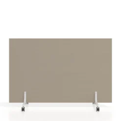 Biombo separador pared móvil Hover en melamina, posición horizontal, alto 100cm