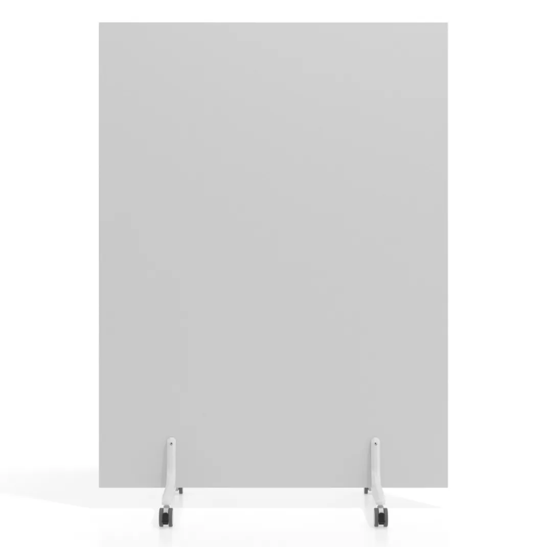Biombo separador pared móvil Hover en melamina, posición vertical, ancho 120cm