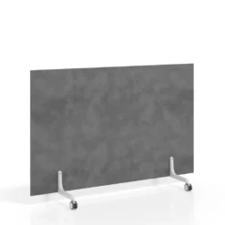 Biombo separador pared móvil Hover en melamina, posición horizontal, alto 100cm