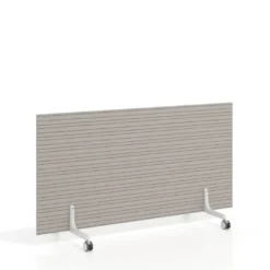 Biombo separador pared móvil Hover en melamina, posición horizontal, alto 80cm
