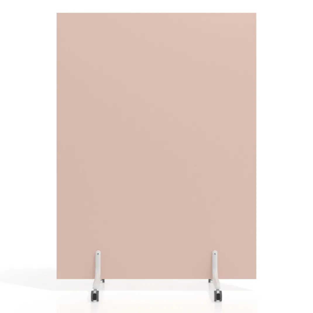 Biombo separador pared móvil Hover en melamina, posición vertical, ancho 120cm