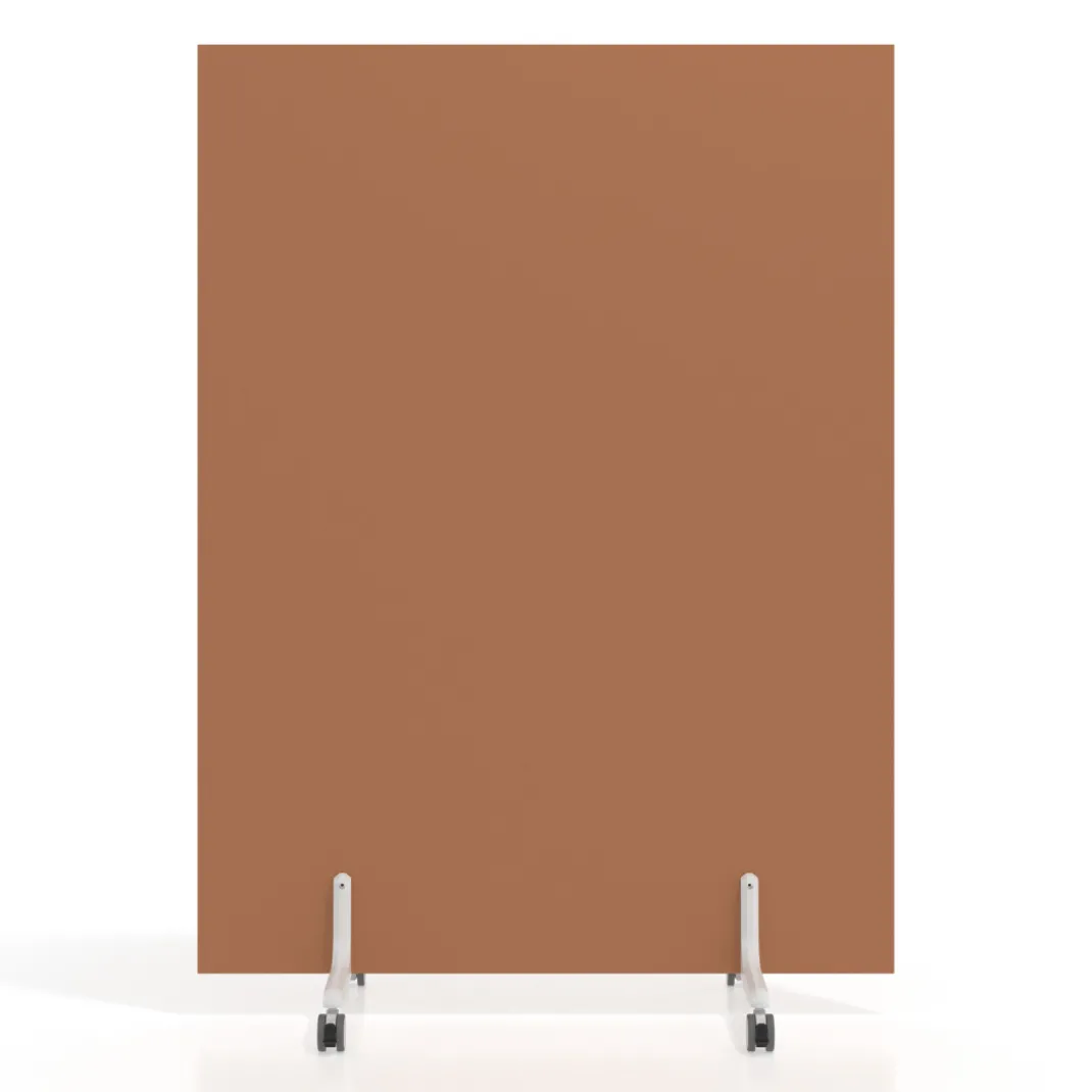 Biombo separador pared móvil Hover en melamina, posición vertical, ancho 120cm