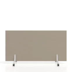 Biombo separador pared móvil Hover en melamina, posición horizontal, alto 80cm