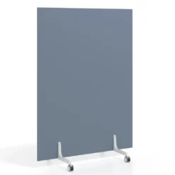 Biombo separador pared móvil Hover en melamina, posición vertical, ancho 120cm