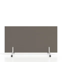 Biombo separador pared móvil Hover en melamina, posición horizontal, alto 80cm